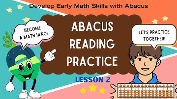 Abacus tutorial for beginners and kids:: Abacus Lesson 2 : Abacus Reading Practice