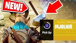NEW! How get THOR'S HAMMER (MJOLNIR) - NOT STORMBREAKER! from AVENGERS: ENDGAME in Fortnite