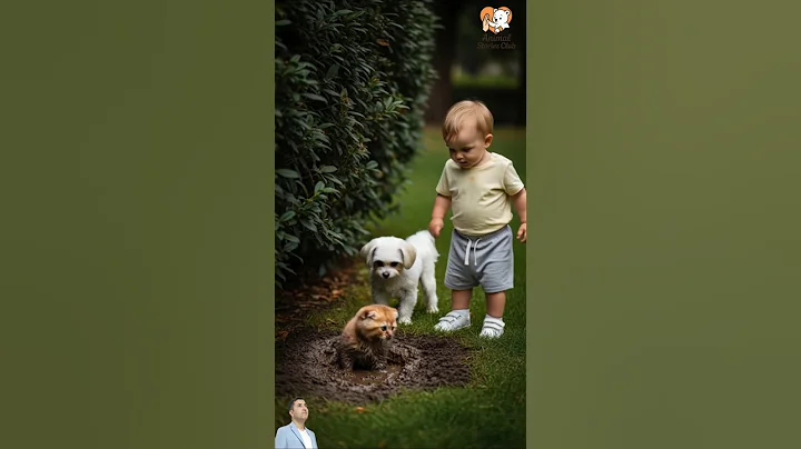 Watch the video about Maltese Dog and Toddler Save a Trapped British Shorthair Cat 🐶🐱#cat #dog #animal #catvideos #catlife