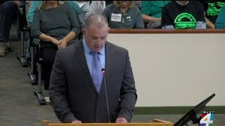 Ex-St. Johns County fire chief who says he was forced to resign speaks out at commission meeting...