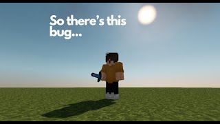 So there's a bug on this server..