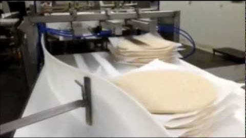 Automated Pizza Crust Stacker Video Forpak