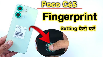 poco c65 fingerprint/ How to Set Fingerprint Lock in Poco c65/ Poco c65 fingerprint setting