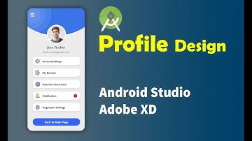 Mobile UI Design Profile android Tutorial - no 3 |  material design android studio