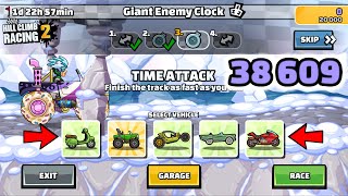 Hill Climb Racing 2 - 38609 points in GIANT ENEMY CLOCK Team Event