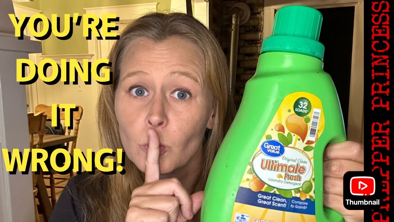 YOU'VE BEEN DOING LAUNDRY WRONG YOUR WHOLE LIFE! YouTube