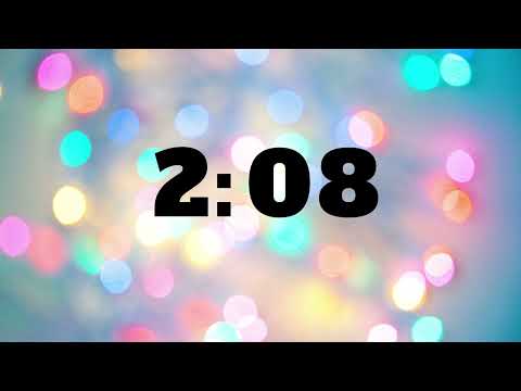 Rainbow Glitter Sparkle 5 minute timer