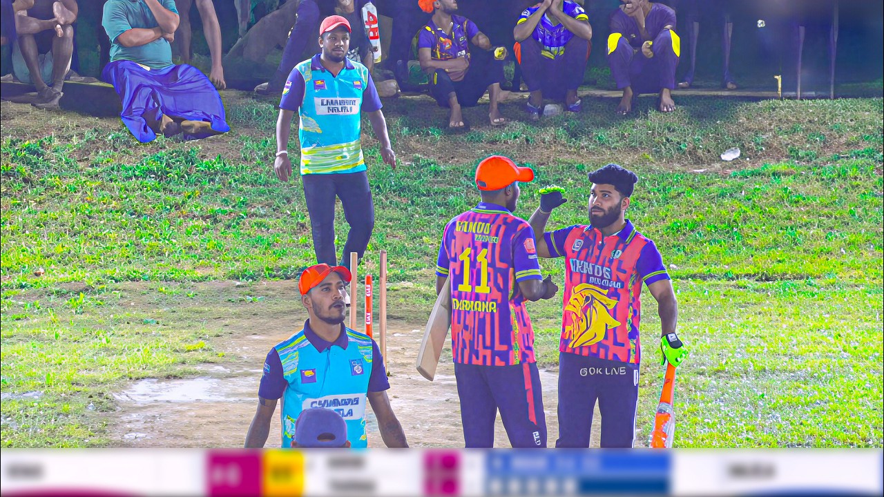 පන්දු එකයි ලකුනු හයයි බලන්නම ඔනෙ ගෙමක්🔥🔥(vinus bologna vs hali ela carabian)