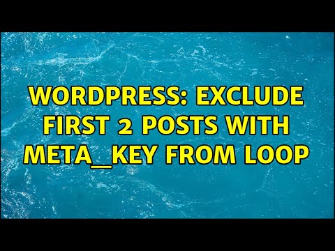 Wordpress: Exclude first 2 posts with meta_key from loop