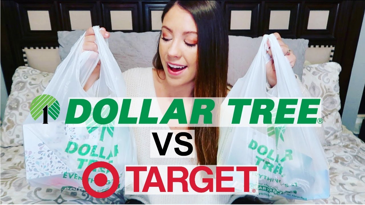 I SAVED HOW MUCH?! // TARGET VS THE DOLLAR TREE YouTube