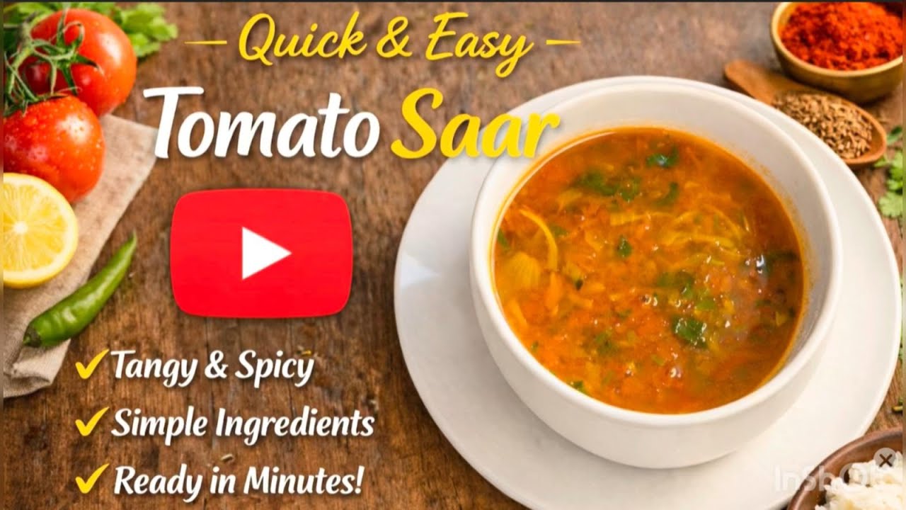 Tomato Saar  Udupi style | South Indian Tomato Curry #Simple #udupirecipes #tomatocurry #easy