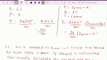 Business maths : - ( Simple interest ; problem solving ) -- 29