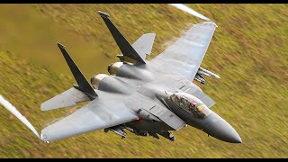 F15'S TEARING UP THE  MACH LOOP 4K