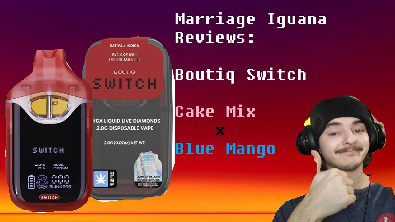Boutiq Switch Cake Mix & Blue Mango Disposable Review