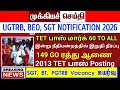 🔴 SGT, BT, PGTRB Vacancy அறிவிப்பு! | மகிழ்ச்சி செய்தி | tntet latest update | #trblatestnews