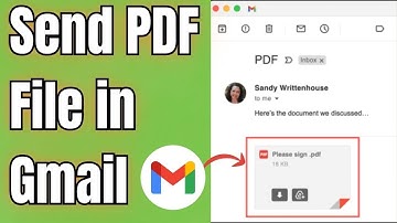 How to Send PDF Files in Gmail | Step by Step Guide