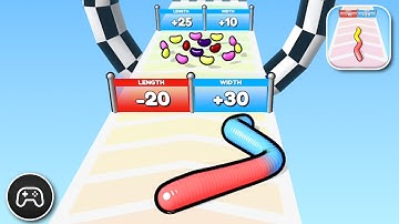 Gummy Worm Go! - Gameplay Walkthrough Part 3 - Puzzle Game Levels To Play (iOS, Android)