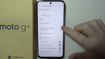 Motorola Moto G15 - How to Set Custom Alarm Sound