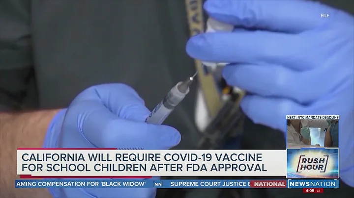 California will require COVID-19 vaccine for school children after FDA Approval