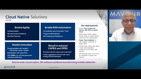 Is Open RAN the conduit to Cloud Native ?