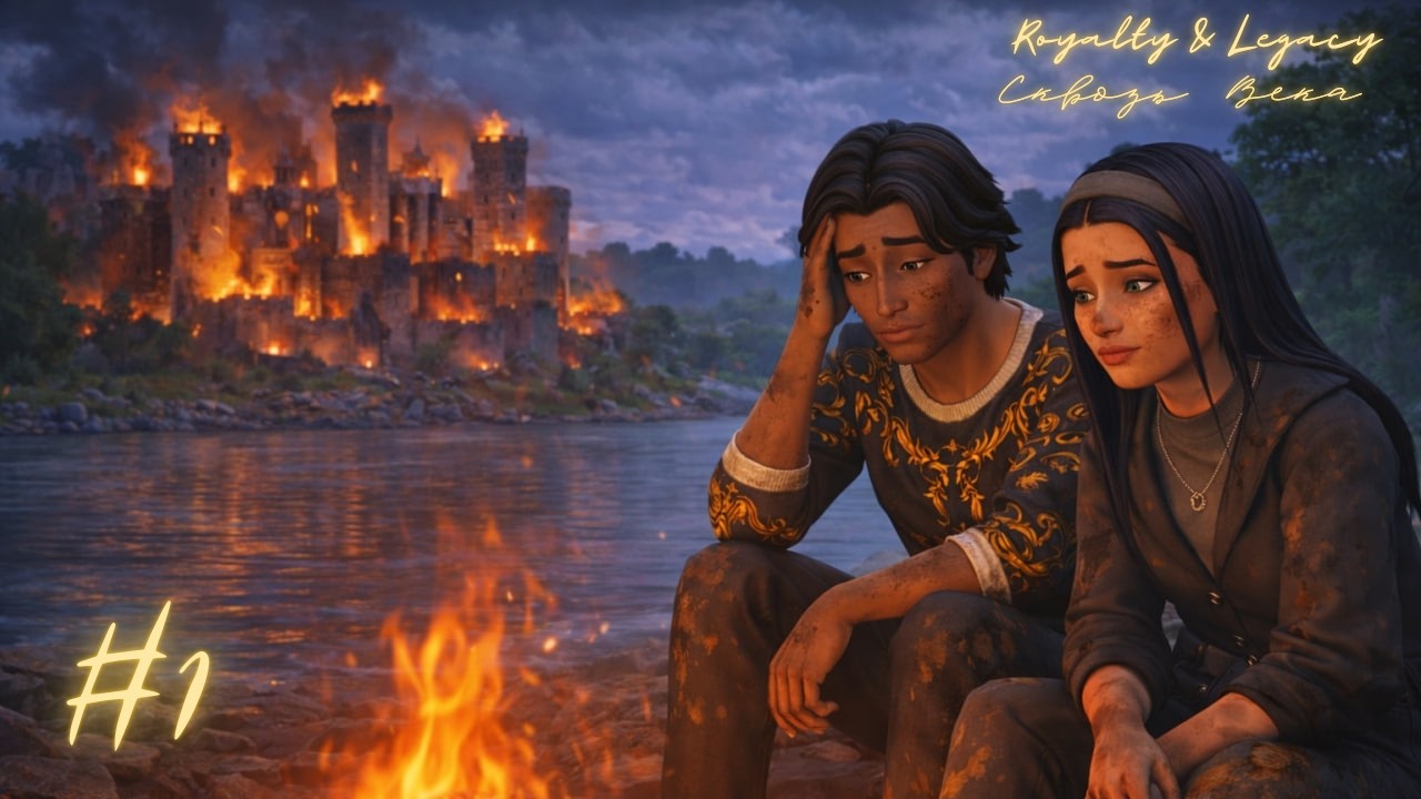 СИМС 4 | Сквозь века | Я сбежал из горящего замка… но я наследник