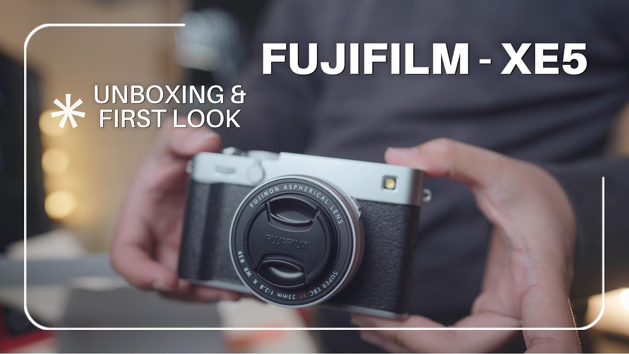 FUJIFILM XE5 Unboxing - pretty but pricey??? - YouTube