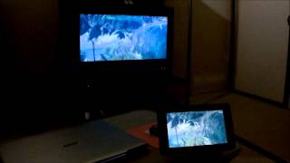 PTV3000 タブレット画面をワイヤレスでテレビに映すPush2TVを使ってみた