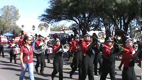 White Elephant Parade 2014 Red Wolves Regiment Marching Band