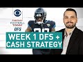 WEEK 1 NFL DFS EARLY LOOK + CASH GAME STRATEGY: HOW TO OPTIMIZE | 2021 Fantasy Football Advice