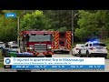Apartment fire in Mississauga sends 11 to hospital, police suspect arson
