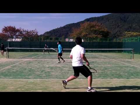 [想い出]ソフトテニス　滋賀県近江八幡市夏季2014　男子　決勝戦　森・江南ー本田・山形