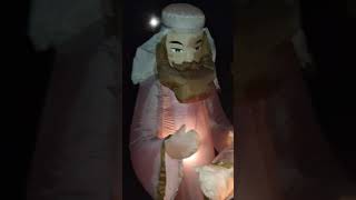 My Nativity scene and Inflatables December 2024 Part 2