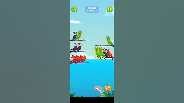 Bird sort puzzle level 22 34 hod #shorts