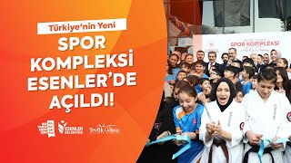 TÜRKİYE'NİN YENİ SPOR MERKEZİ, MEHMET ÖCALAN SPOR KOMPLEKSİ AÇILDI.