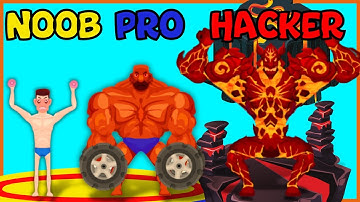 NOOB vs PRO vs HACKER in Tough Man (ALL WEIGHTS UNLOCKED!!!)