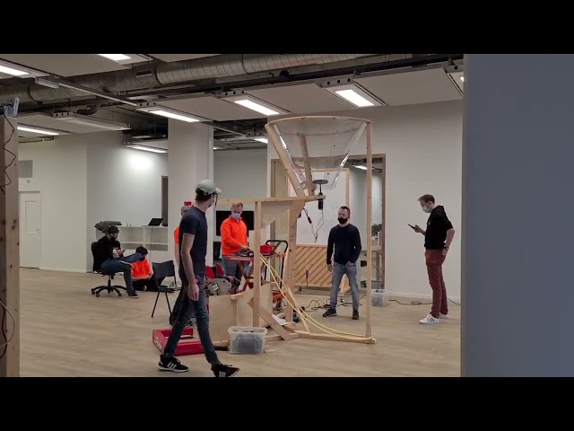 With CARGO between robot and fender, 4000 rpm, ribbed rubber - Week 2
