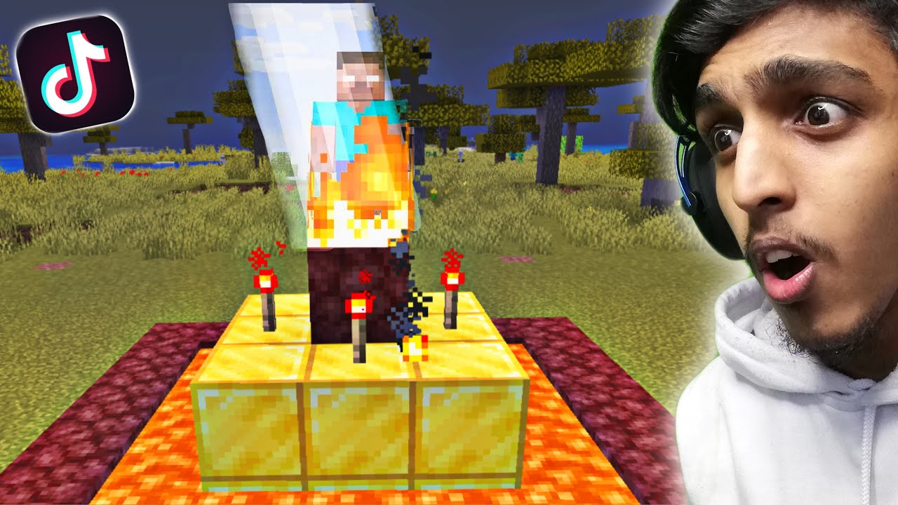 SCARY MINECRAFT TIKTOK HACK 😨😱 !! GAME THERAPIST YouTube