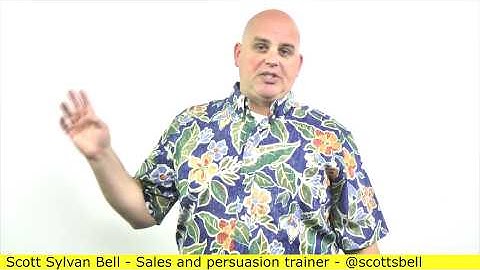 How buyers intimidate salespeople - I bet you are paid commissions (17 of 18) Scott Sylvan Bell