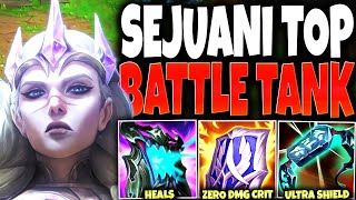 Meet Sejuani Top Lane the SEASON 14 BATTLE TANK ~ OP CC, DAMAGE, SUSTAIN 🔥 LoL Sejuani s14 Gameplay