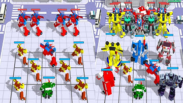 New ! Merge Robot Master Battle - Robot Monster Transform Battle, Max Level Gameplay
