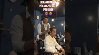 Presiden Jokowi Potong Rambut shorts indonesia presedent