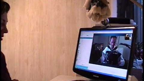 Chromatic button accordion bayan lesson demo online via Skype