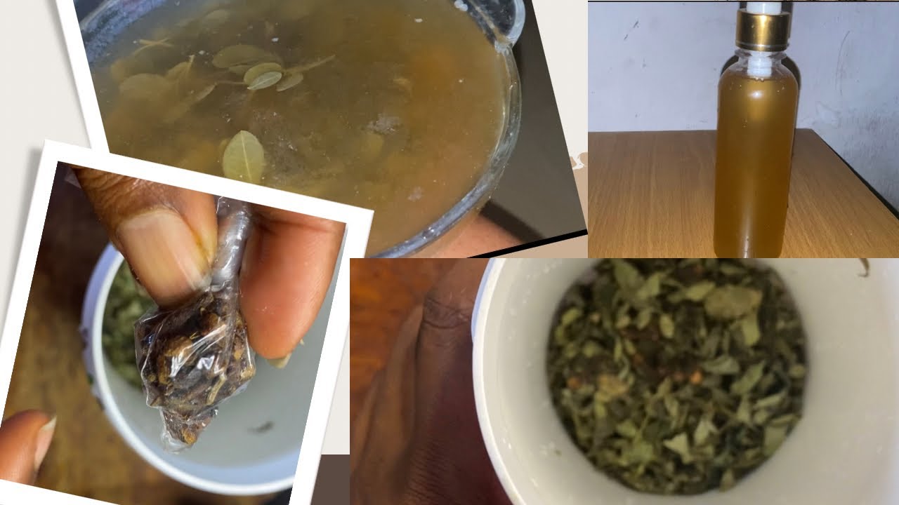DIY moringa and cloves hairspray for healthy hair growth.hairgrowth