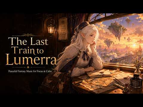 The Last Train to Lumerra | Peaceful Fantasy Music for Focus, Study & Calm