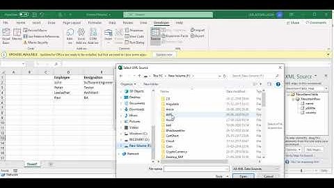 Convert Excel into XML | export excel into XML file | export xls file into XML file
