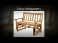 All Things Cedar Dolfield 4ft. Red Cedar Glider Bench - CG45 All Things Cedar Dolfield 4ft. Red Cedar Glider Bench - CG45