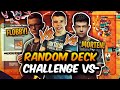 MORTEN vs. BIGSPIN vs. FLOBBY! | EPISCHE RANDOM FISCHER DECK CHALLENGE! | Clash Royale Deutsch