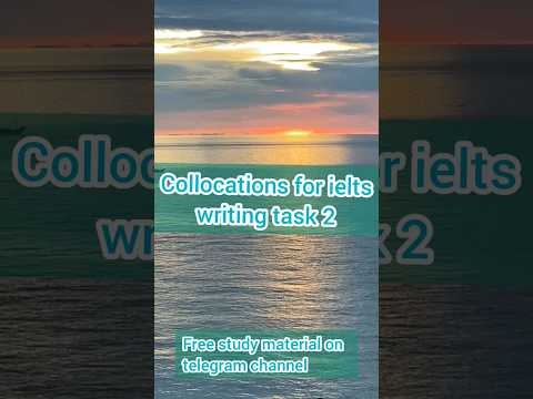Collocations for ielts