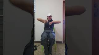 Chair exercise/piernas y brazos #youtube #shorts #shortvideo #bettymdavilaortiz #ejercicioensilla