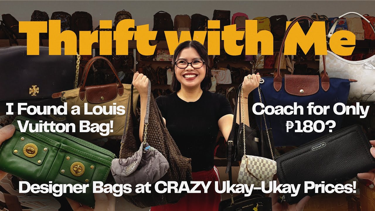 CHEAP DESIGNER BAG FINDS at Ukay-Ukay | Gucci, Coach, LV 🇵🇭 Thrift With Me in Marikina |The Sierra’s